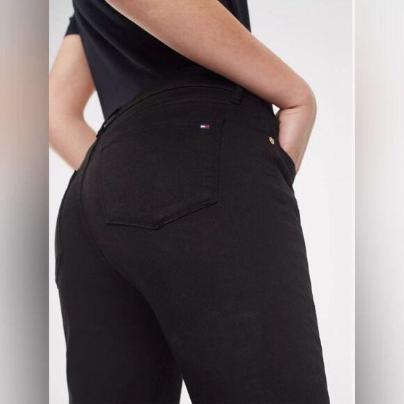 Tommy Hilfiger Skinny Como Regular Waist Jeans 26/30 Black NWT IN PKG - Picture 3 of 10